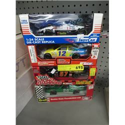 4 Scale model NASCAR & Indy cars