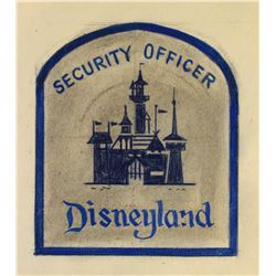 Original Disneyland security guard patch design.