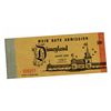 Image 1 : First Disneyland ticket book with admission ticket.