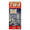 Image 1 : Fly TWA to Disneyland complimentary fold-out.