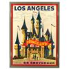 Image 1 : Greyhound Disneyland travel poster.