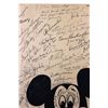 Image 10 : Signed Disneyland retirement card.