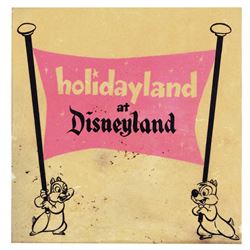 Holidayland gate poster fragment .