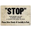 Image 2 : Press preview parking pass for 1959 re-opening.