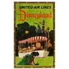 Image 1 : United Airlines  Disneyland travel poster.