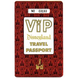 Rare children’s VIP passport ticket book.