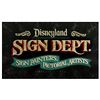 Image 2 : Disneyland Sign & Pictorial Department glass chip mirror sign.