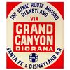 Image 2 : Original Grand Canyon Diorama  attraction lamppost shield.