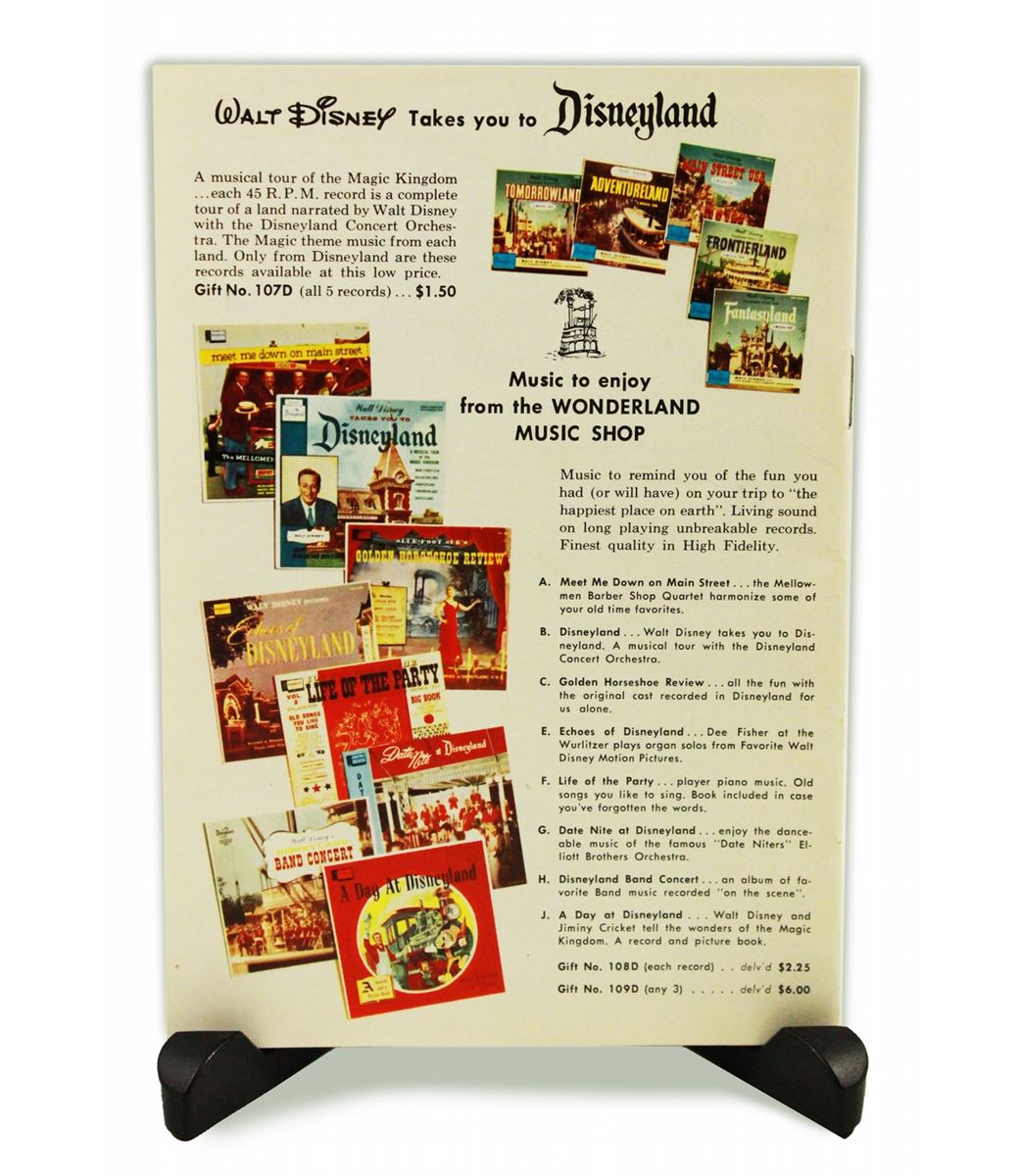 Gifts From Disneyland Mail order catalog.