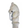 Image 4 : Main Street horse head hitching post.