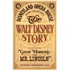 Image 1 : Original The Walt Disney Story attraction poster.