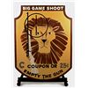Image 2 : Adventureland Big Game Shoot attraction ticket sign.
