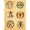 Image 5 : Original (3) Indian Village War shield designs.