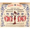 Image 1 : Golden Horseshoe revue table card menu.