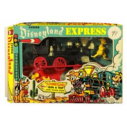 Auburn Disneyland Express train playset with box.