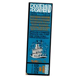 Dixieland at Disneyland special admission ticket.