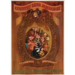 Original Country Bear Jamboree attraction poster.