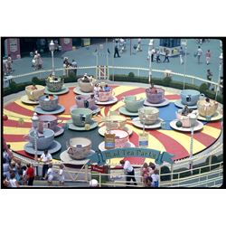 Collection of (35) amateur color slides at Disneyland circa 1962.