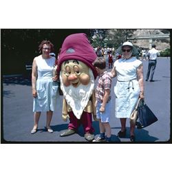 Collection of (69) color amateur slides of Disneyland circa 1968.