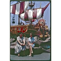Collection of (22) color amateur slides of Disneyland circa 1963-1967.