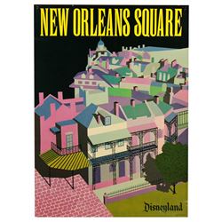 New Orleans Square “Near-Attraction”” poster from the Main Street Emporium.