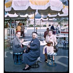 Collection of (10) color amateur  3D  slides of Disneyland circa 1958-1961.