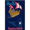 Original Peter Pan attraction poster.
