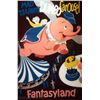 Original Dumbo Fantasyland attraction poster.