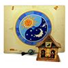 Image 2 : Skyway Chalet celestial clock design painting.