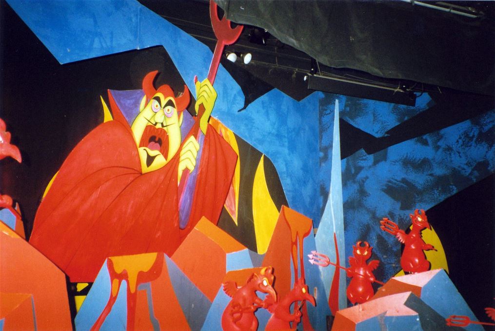 Walt Disney World MR. Toad’s Wild Ride devil prop.