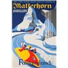 Image 1 : Original Matterhorn Bobsleds  attraction poster.
