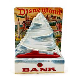 Matterhorn Bobsleds tin-litho bank.