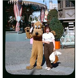 Collection of (51) amateur color slides from Disneyland circa 1960s.