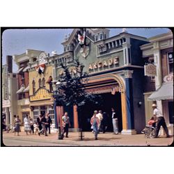 Collection of (20) color commercial souvenir slides of Disneyland circa 1955.