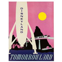 TOMORROWLAND “NEAR-ATTRACTION” POSTER FROM THE MAIN STREET EMPORIUM.