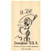 Image 1 : Roy Williams original Art Corner “Donald Duck” sketch .