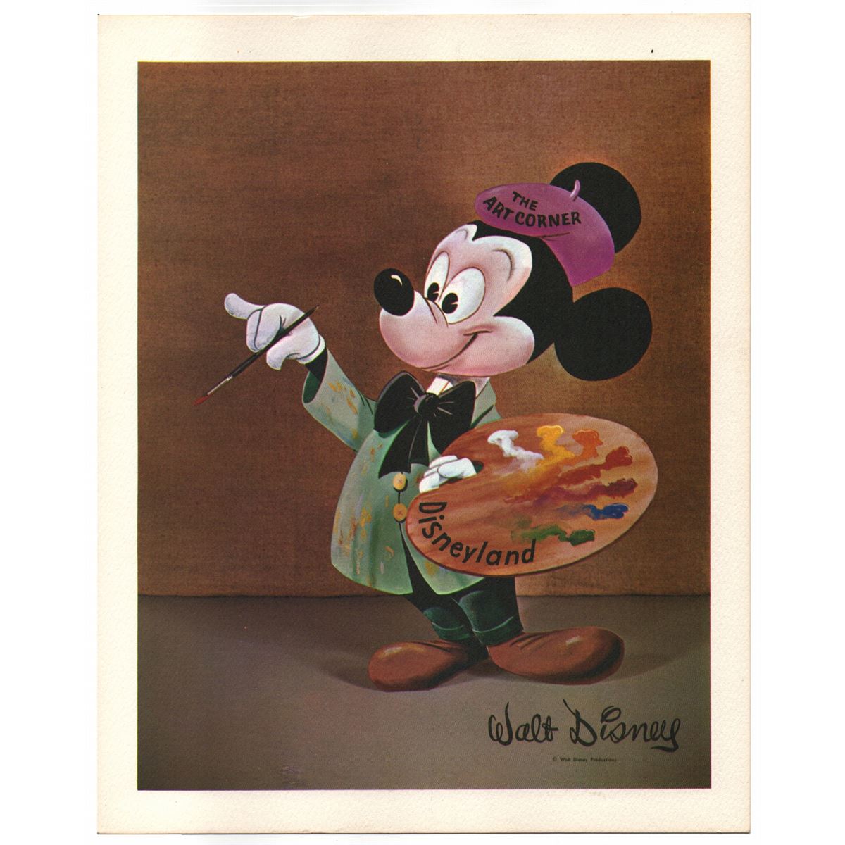 mickey mouse eating pizza