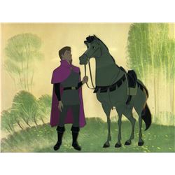 Original production cel of Prince and Sampson from “Sleeping Beauty