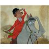 Image 1 : Original production cel of a fox hunter from “Mary Poppins”