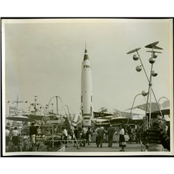 Vintage Original Disneyland TWA Rocket to the Moon Photograph