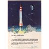Image 1 : TWA Rocket to the Moon  lunar flight certificate.