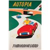 Image 1 : Original Autopia  attraction poster.