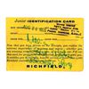 Image 2 : Jimmy Stewart signed Autopia driver’s license.