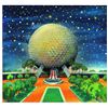 Image 1 : Original Spaceship Earth Pre-Opening Merchandise Artwork Master Painting.