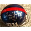 Image 1 : Sam Huff Signed Giants Mini Helmet