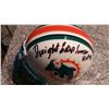 Image 1 : Dwight Stephenson Signed Dolphins Mini Helmet