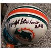 Image 2 : Dwight Stephenson Signed Dolphins Mini Helmet