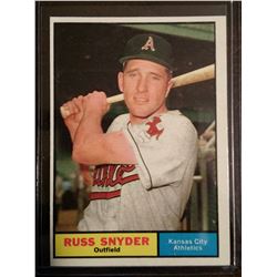 1961 Topps #143 Russ Snyder