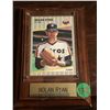 Image 1 : Nolan Ryan Plaque With Baseball Card