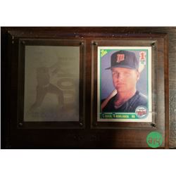 Chuck Knoblauch (2) Card Plaque